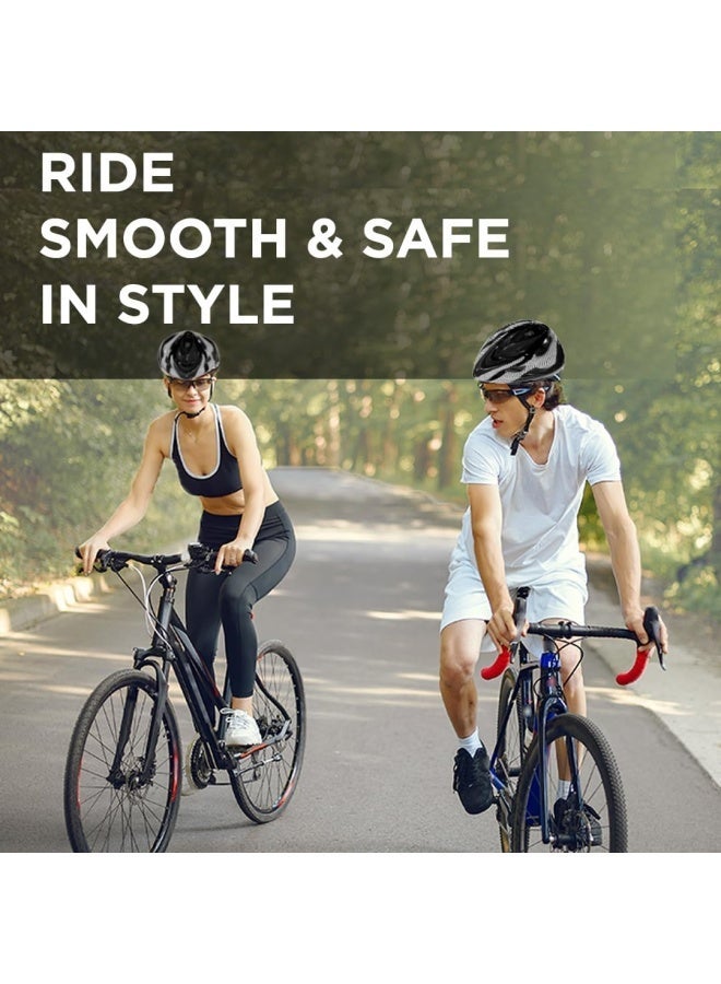 ENDLESS  خوذة دراجة وزلاجات عالية الجودة EL1049 مع حزام قابل للتعديل | مع وسادة داخلية للتبطين للراحة | للبالغين، النساء والرجال | الحجم: حجم مجاني | المادة: بولي كربونات، EPS - Image 5